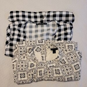 Abercrombie & Fitch and Ann Taylor Lightweight Neutral Blouses Tops- Small